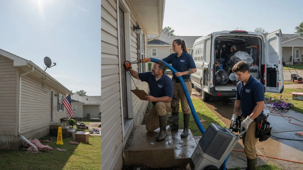 Ceiling Water Damage Restoration in Gary, TX near me